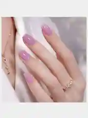 Накладные ногти средние форма Квадрат