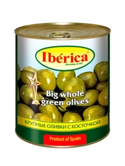 Оливки Iberica, крупные, 875г