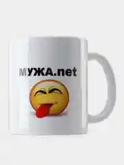 Золотой кружка с принтом