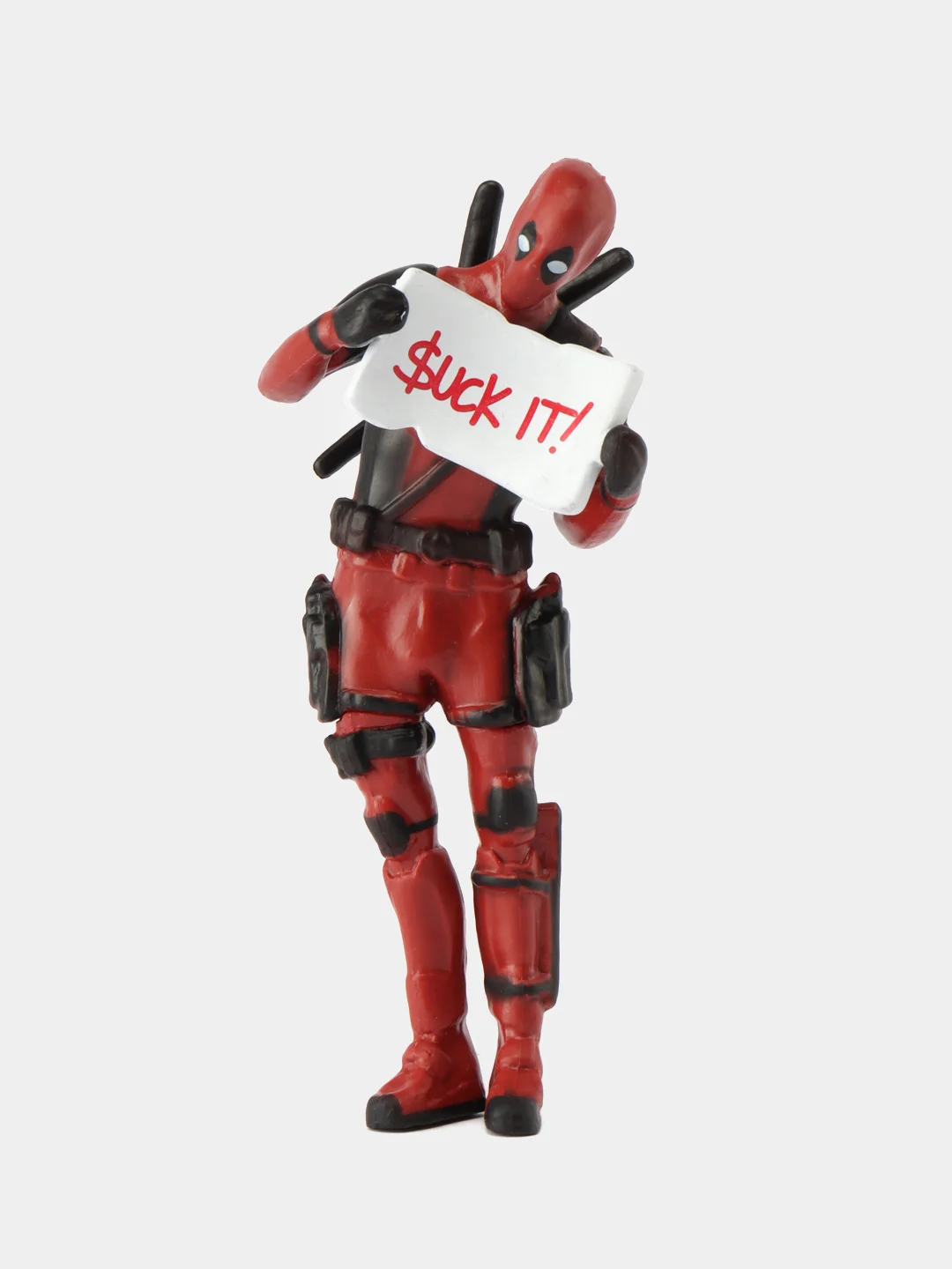 Белый игрушка в машину DEADPOOL. Сувенир на панель автомобиля ДЭДПУЛ. 5 видов