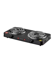 Электрическая плитка MARTA MT-HP4236A 3000W, 2 конфорки спираль, диаметр13/15, черный