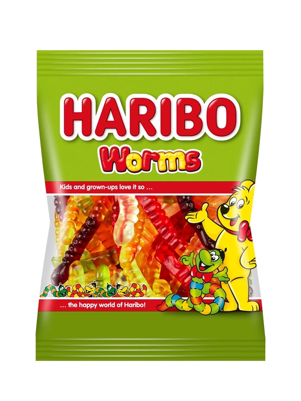 Жевательный мармелад HARIBO Worms, Червячки, 80 г