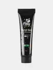 Зеленый акрил-гель (Acryl gel) FOXY EXPERT, светоотражающий
