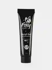 Серебряный акрил-гель (Acryl gel) FOXY EXPERT, светоотражающий