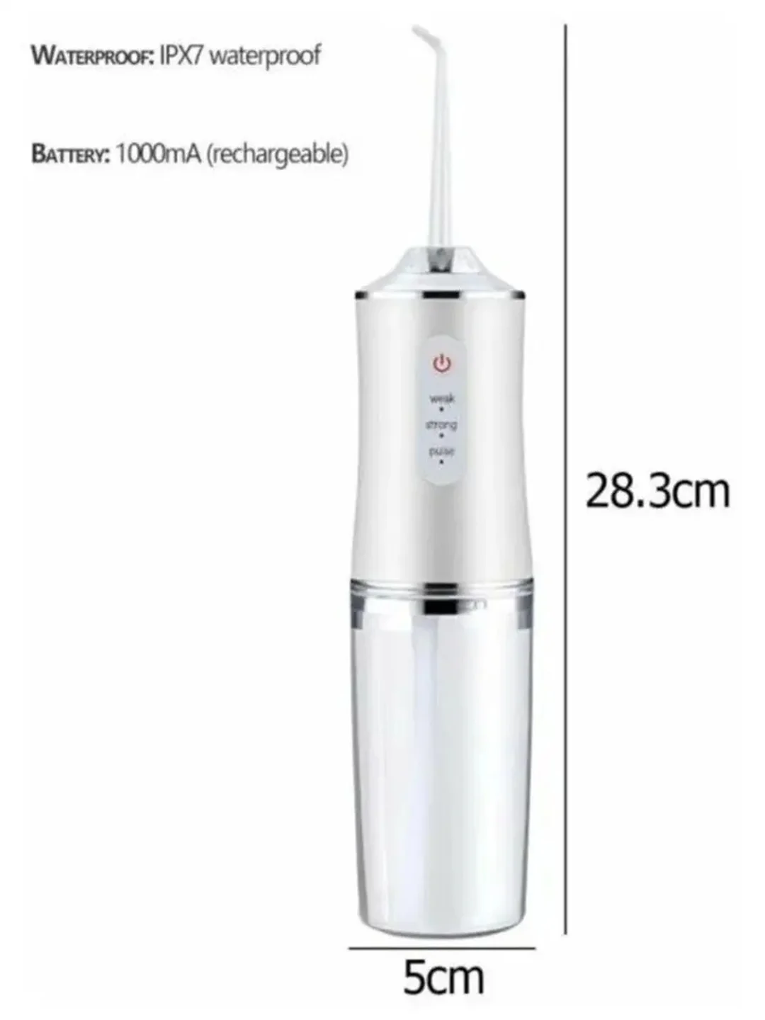 Белый портативный ирригатор Oral Irrigator