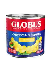 Кукуруза консервированная GLOBUS, сладкая, в зернах, 425 мл