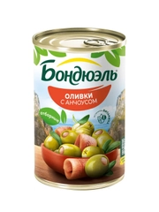 Оливки с анчоусом BONDUELLE, 300 г