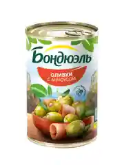 Оливки с анчоусом BONDUELLE, 300 г