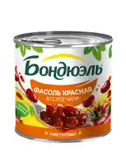 Фасоль красная в соусе чили BONDUELLE, 425 мл