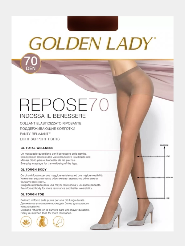 Капроновые колготки Golden Lady Repose 70