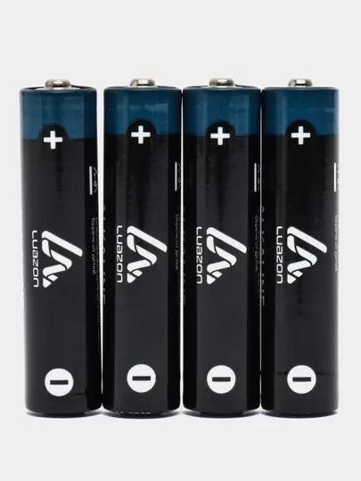 Черный батарейки  щелочные AAA LR03 мизинчиковые  4 шт, спайка, высокое качество