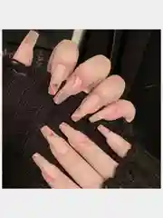 Накладные ногти с дизайном Балерина