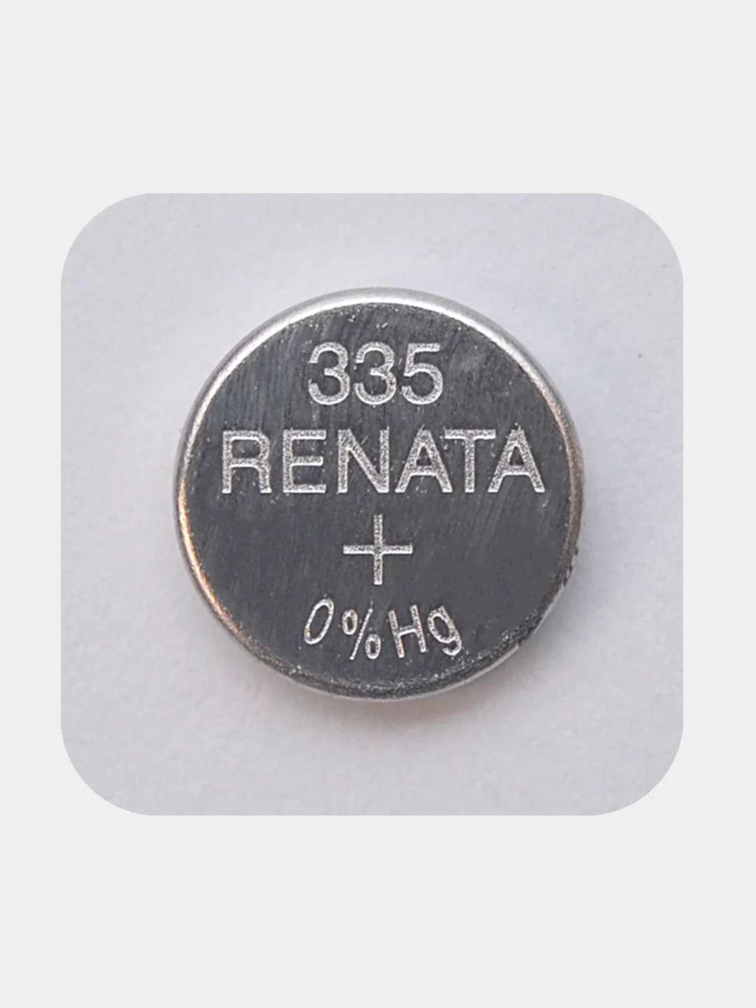 Батарейка Renata 335 (SR512SW, V335), 1.55V, 5.5 mAh, Япония, 1 штука