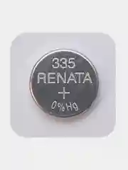 Батарейка Renata 335 (SR512SW, V335), 1.55V, 5.5 mAh, Япония, 1 штука