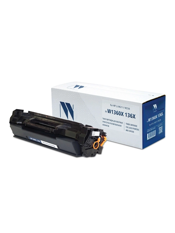 Тонер-картридж NVP NV-W1360X 136X, совместимый, 2600k