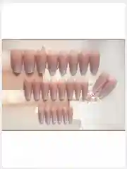 Накладные ногти с дизайном форма Балерина