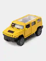 Машина металлическая Крузер, 1:48, инерция, открываются двери, цвет жёлтый