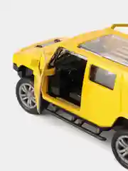 Машина металлическая Крузер, 1:48, инерция, открываются двери, цвет жёлтый