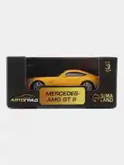 Машина металлическая MERCEDES-AMG GT S, 1:64, цвет жёлтый