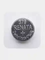 Батарейка Renata 379 (SR521SW, V379), 1.55V, 16 mAh, Швейцария, 1 штука