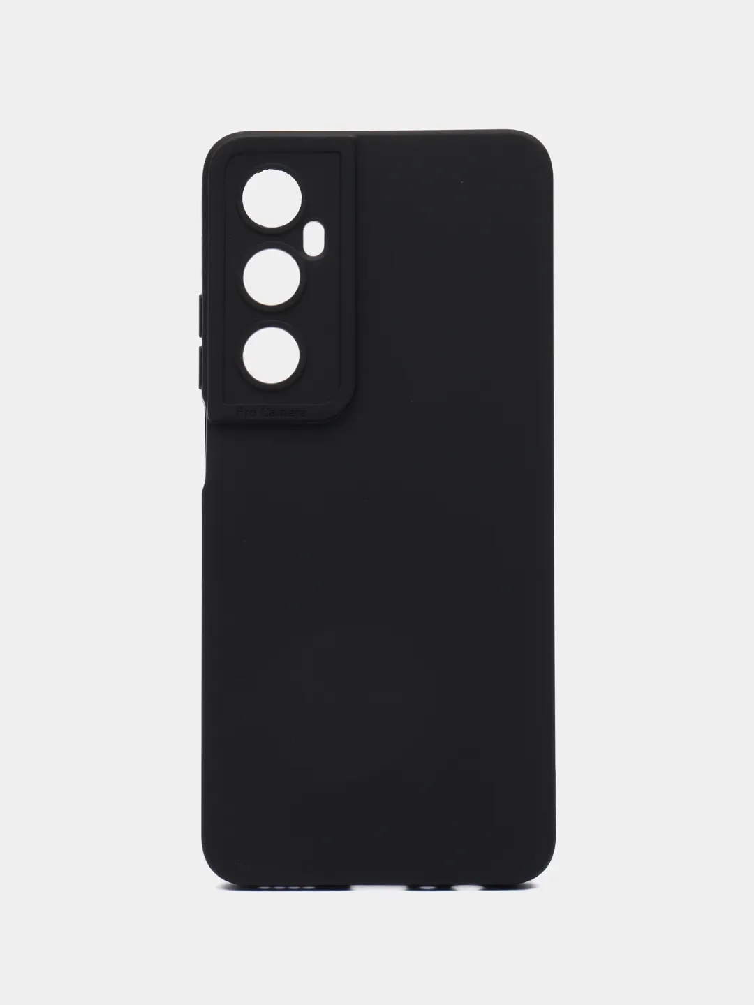 Черный чехол для Realme C65 4G (Реалми С65 4 Джи), противоударный, с защитой камеры