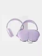 Фиолетовый беспроводные наушники Air P Max c шумопадавлением и прозрачностью,анимация при подключении