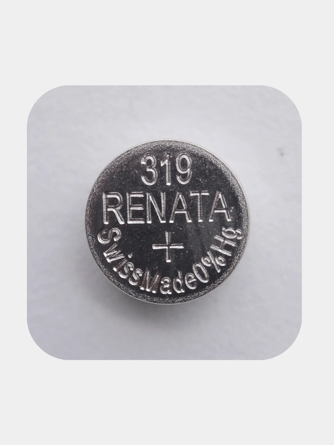 Батарейка Renata 319 (SR527SW, V319), 1.55V, 21 mAh, Швейцария, 1 штука