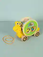 Разноцветный каталка-сортер RANT "SNAIL" М-006 yellow