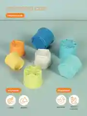 Разноцветный пирамидка RANT "STACKING CUP" О-001 powder