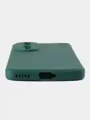 Тёмно-зелёный чехол для Honor 90 5G (Хонор 90 5 джи), противоударный, c защитой камеры