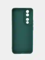 Тёмно-зелёный чехол для Honor 90 5G (Хонор 90 5 джи), противоударный, c защитой камеры