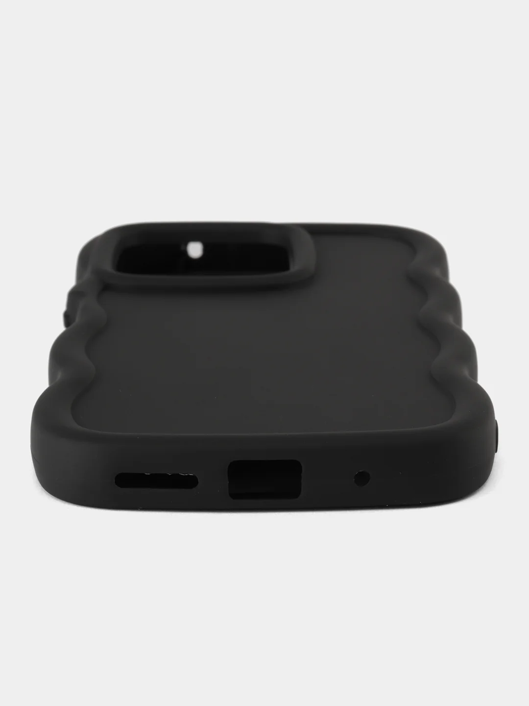 Черный чехол на Xiaomi Redmi 13 / POCO M6 (Сяоми Редми 13 / ПОКО М6), противоударный выпуклый