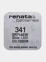 Батарейка Renata 341 (SR714SW, V341), 1.55V, 15 mAh, Швейцария, 1 штука
