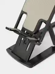 Угольный держатель телефона настольный складной/ Держатель смартфона настольный металлический