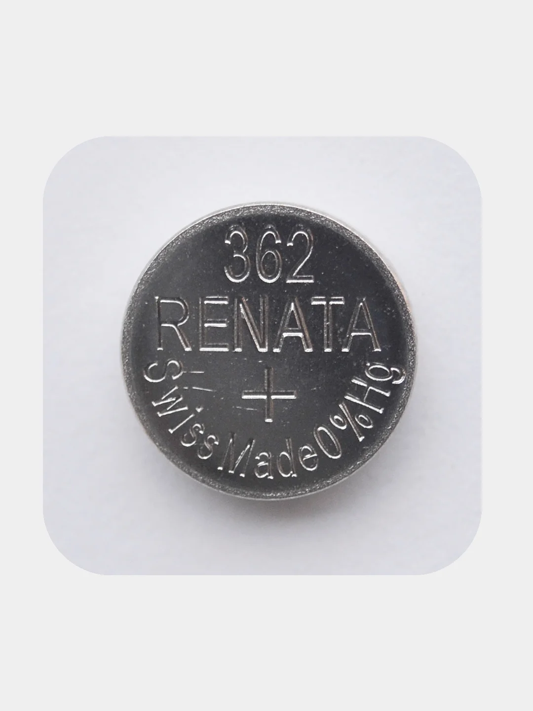 Батарейка Renata 362 (SR721SW, V362), 1.55V, 23 mAh, Швейцария, 1 штука