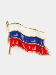 Брошь "Флаг", подарок мужчине и женщине
