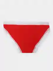 Красный трусы хлопковые женские