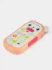 Розовый телефон развивающий, музыкальный