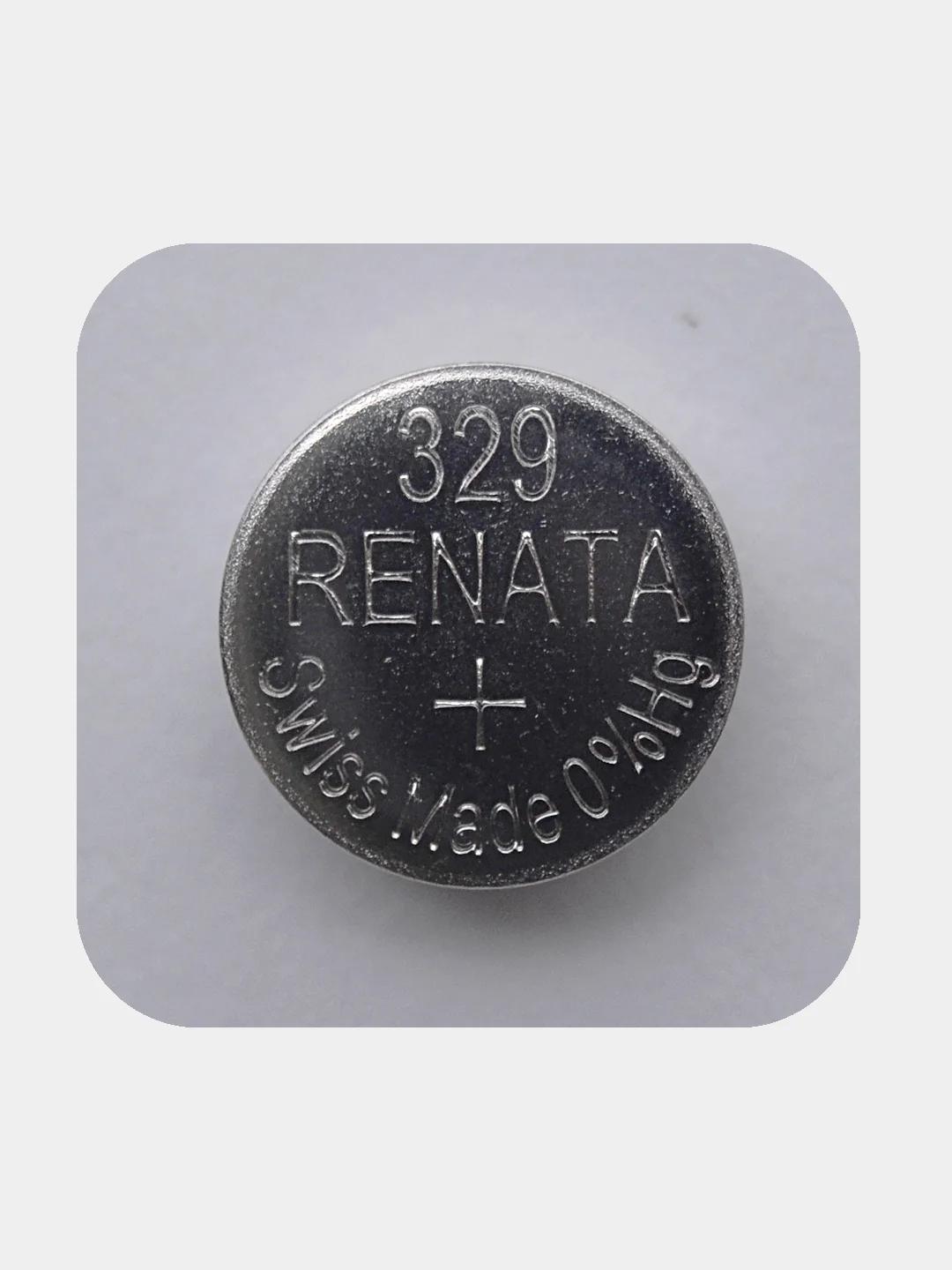 Батарейка Renata 329 (SR731SW, V329), 1.55V, 37 mAh, Швейцария, 1 штука