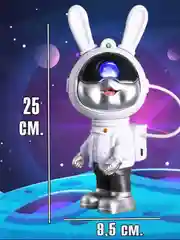 Белый ночник Проектор Звездное небо Зайчик