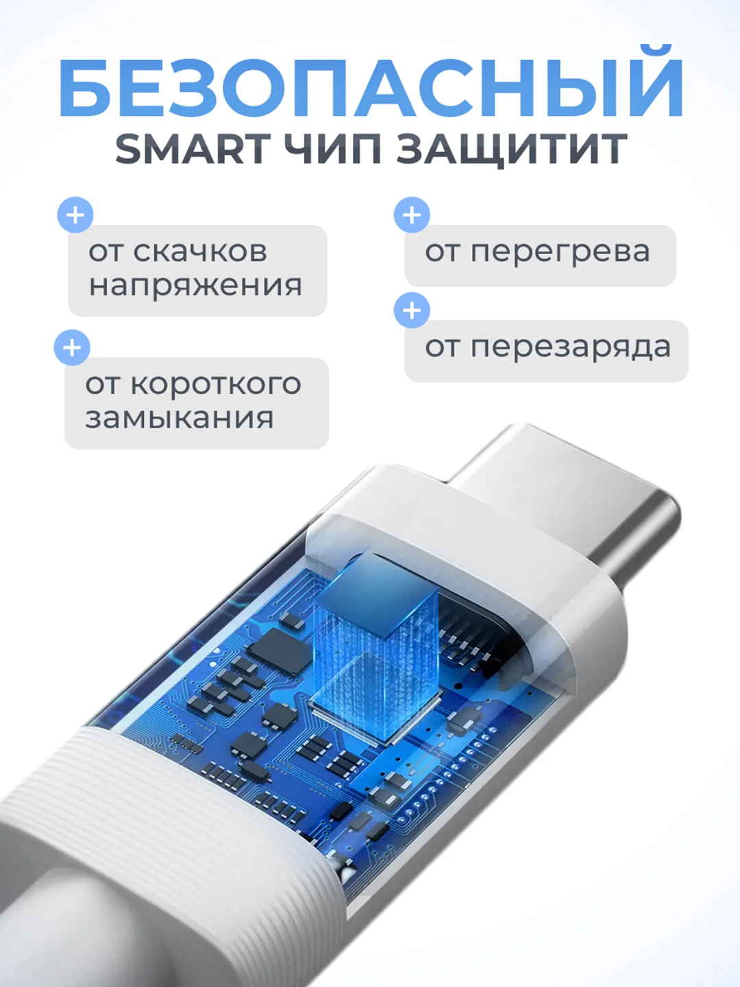 Кабель Lightning для iPhone, 1 м