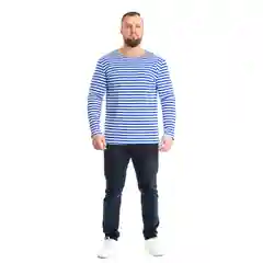 Синий футболка мужская N.O.A. с длинным рукавом утепленная