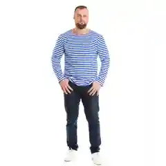 Синий футболка мужская N.O.A. с длинным рукавом утепленная