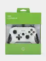 Белый геймпад для XBOX ONE, Джойстик проводной для игровой приставки и компьютера ПК