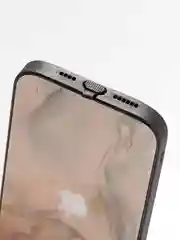 Бежевый чехол на iphone 13 pro max, защитный, силиконовый с пластиком/задняя накладка под мрамор