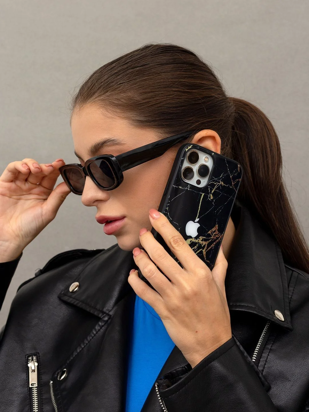 Золотой чехол на iphone 13 pro max, защитный, силиконовый с пластиком/задняя накладка под мрамор