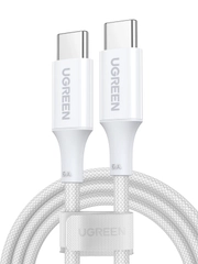 Кабель UGREEN US557 (15269) USB-C to USB-C PD Fast Charging Silicone Braided Cable.