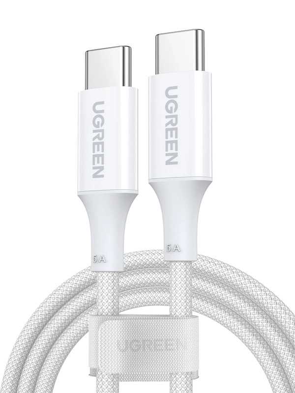 Кабель UGREEN US557 (15269) USB-C to USB-C PD Fast Charging Silicone Braided Cable.