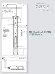 Серый металлик насос скважинный погружной для воды "making Oasis everywhere" SV 30/100