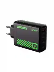Черный сетевое зарядное устройство Movespeed 2xType-C+1xUSB- A 120W PD2.0 QC3.0 (AC120) EU Black